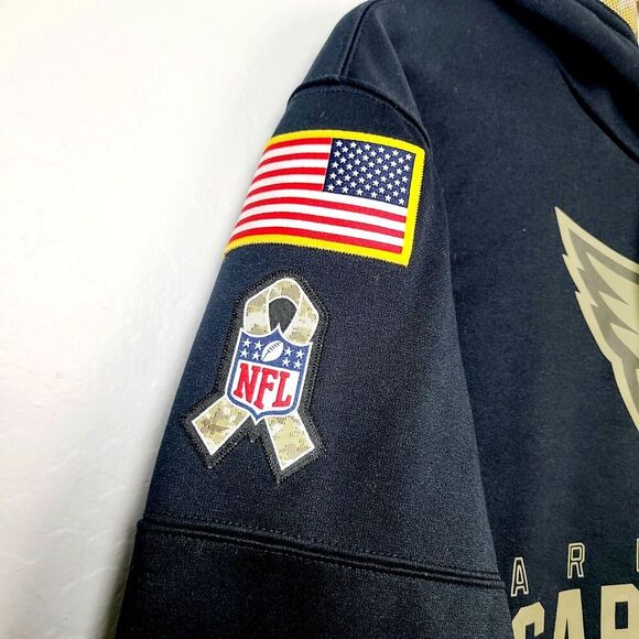 Nike Arizona Cardinals Salute To Service Hoodie M Black Team Issue Kenny Bell - Picture 4 of 9